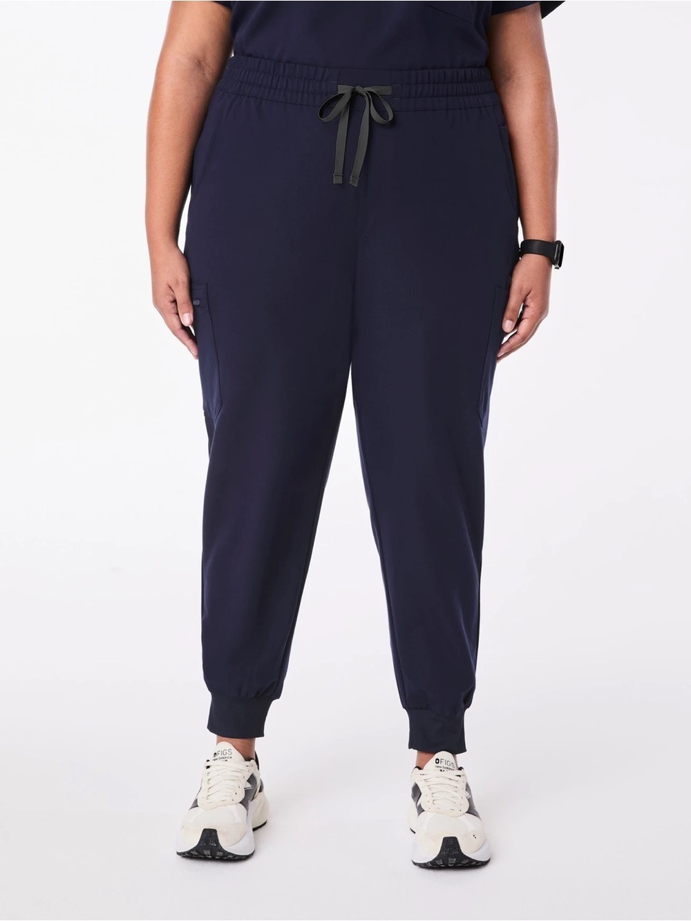 NWT Figs High Waisted Uman Relaxed Jogger Scrub Pants, Navy, Size 6XLP